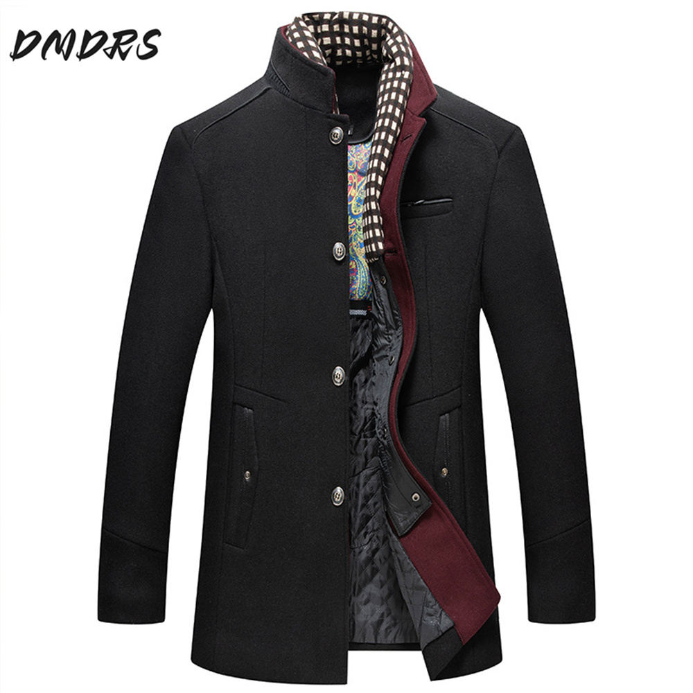Wool Scarf Men - Abrigo de Lana de Alta Calidad