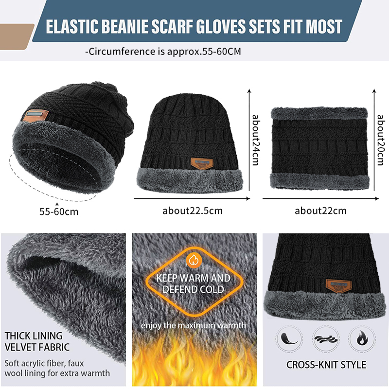 Nuevo Gorro de Invierno para H - Wool Scarf Men reseña y precio