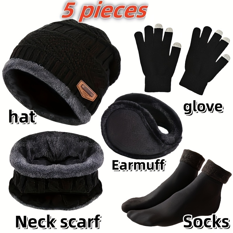 Gorro de invierno para hombre, - Wool Scarf Men reseña y precio